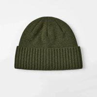 Blank Classic Ribbed Knit Wool Beanie Wholesale - 1188