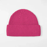 Blank Wool Waffle Knit Beanie Wholesale - 1263