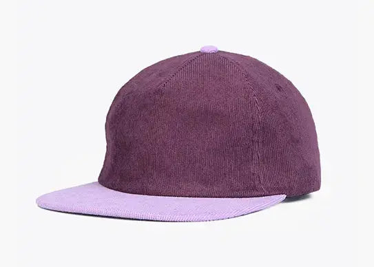 Custom 5 Panel Unstructured Corduroy Snapback Hat - 6738