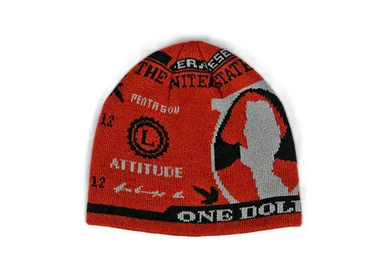Custom Artificial Cashmere Jacquard Beanies