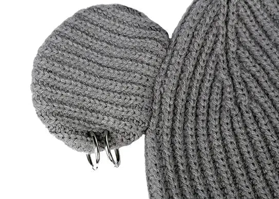 Custom Crochet Knit Balaclava Ski Mask With Ears