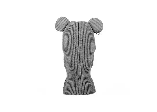 Custom Crochet Knit Balaclava Ski Mask With Ears
