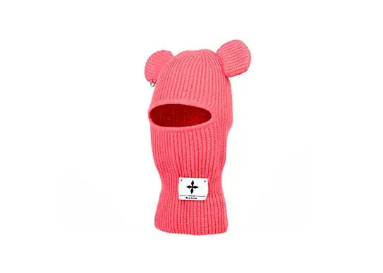 Custom Crochet Knit Balaclava Ski Mask With Ears