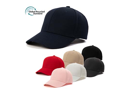 Custom Eco-friendly Recycle Cotton Baseball Caps