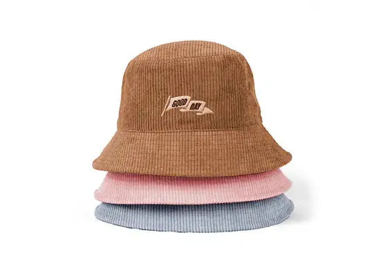 Custom Embroidered Corduroy Bucket Hats
