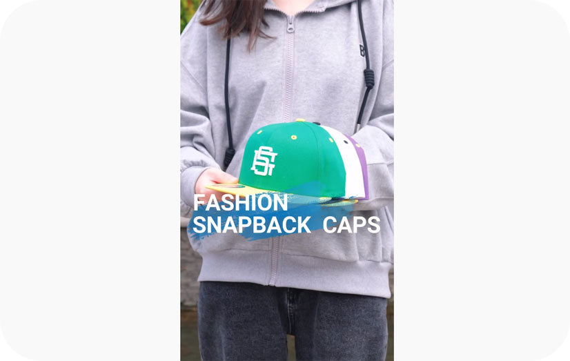 Custom Embroidered Two Tone Snapback Hats