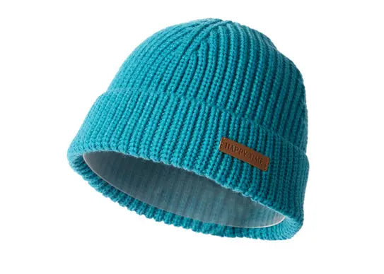 Custom Fisherman Beanies with Leather Patch