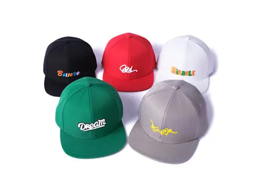 Custom Flat Bill Fitted Snapback Hats for Men - 8030