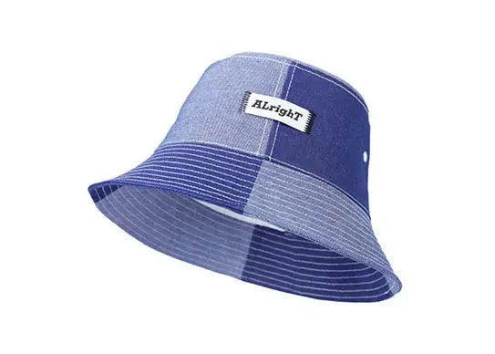 Custom Jean Denim Bucket Hats with Patch Logo