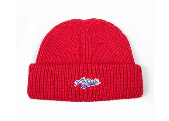 Custom Knit Short Thick Fisherman Beanies