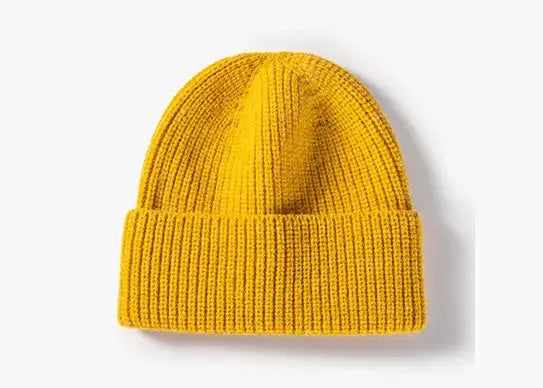 Custom Thick Acrylic Ribbed Beanies - 218