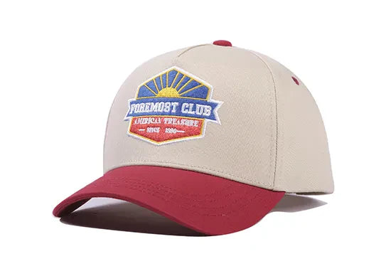 Custom Two Tone 5 Panel Baseball Caps