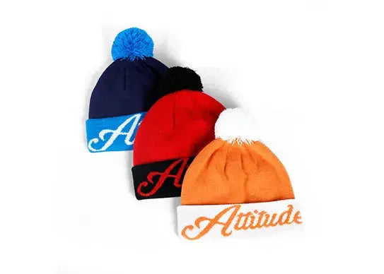 Custom Two Tone Pom Pom Beanies