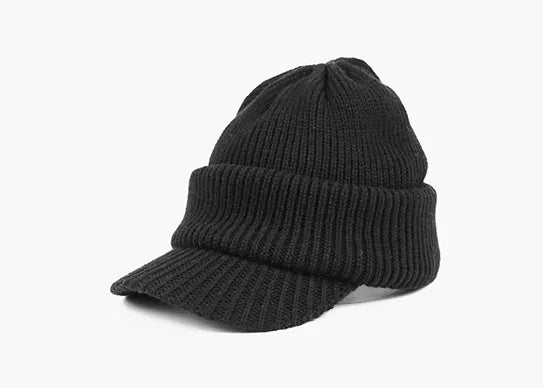 Custom Unisex Cuffed Beanie with Visor - 1292