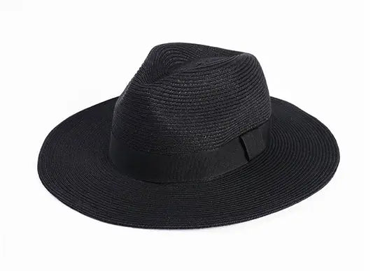Custom Wide Brim Straw Fedora Hats