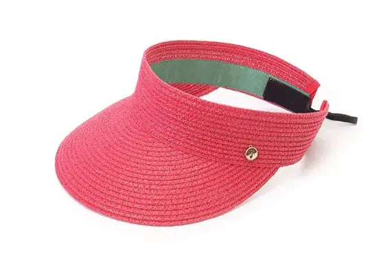 Custom Women Straw Sun Visor Hats