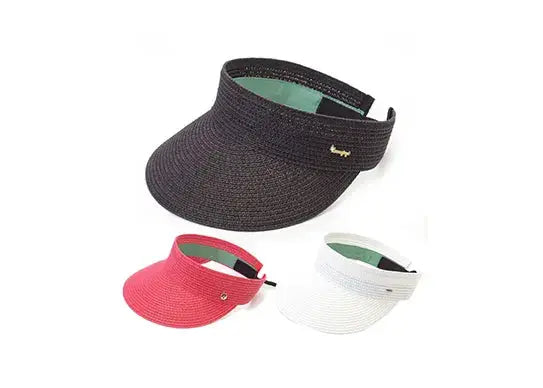 Custom Women Straw Sun Visor Hats