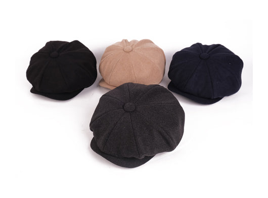 Custom Wool Vintage Newsboy Caps