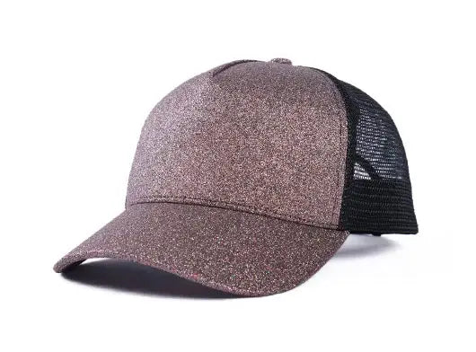 Wholesale Criss Cross Ponytail Trucker Hats
