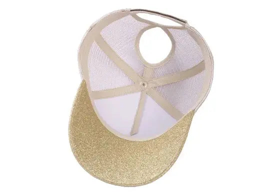 Wholesale Criss Cross Ponytail Trucker Hats