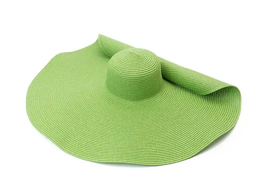 Wholesale Wide Brim Straw Floppy Beach Sun Hats - Foremost