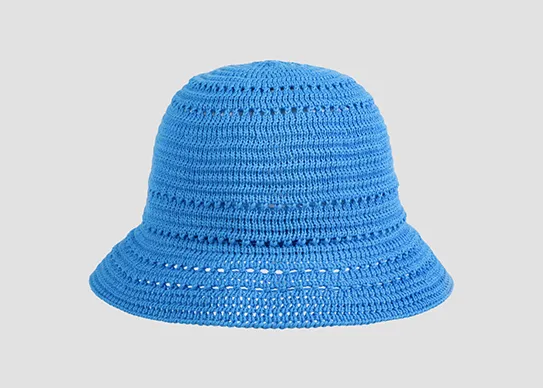 blue crochet bucket hat pattern